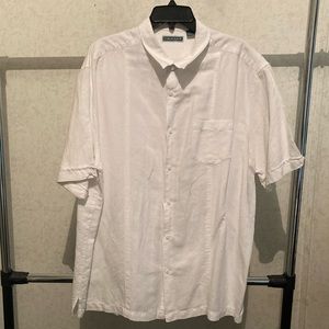 Cubavera Button down Short Sleeve White